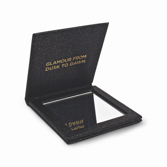 Michael Kors Black Glitter Mini Hand Mirror - Missing Box