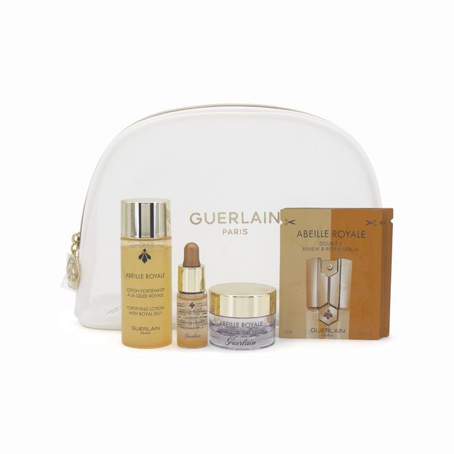 Guerlain Abeille Royale 4 Piece Skincare Set White Bag - Imperfect Box