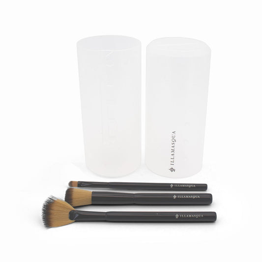 Illamasqua 3 Piece Brush Kit with Canister - Imperfect Container