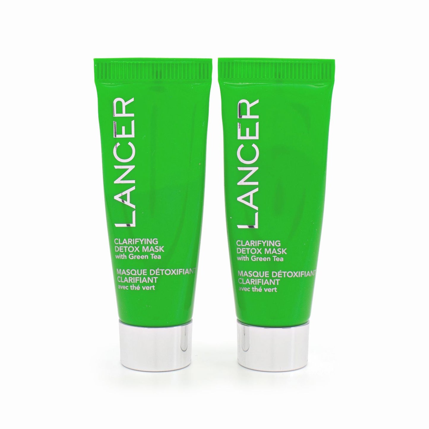 2 x Lancer Clarifying Detox Mask With Green Tea 7.5ml - Imperfect Box