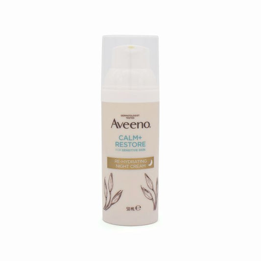 Aveeno Face Calm & Restore Re-Hydrating Night Cream 50ml - Imperfect Box