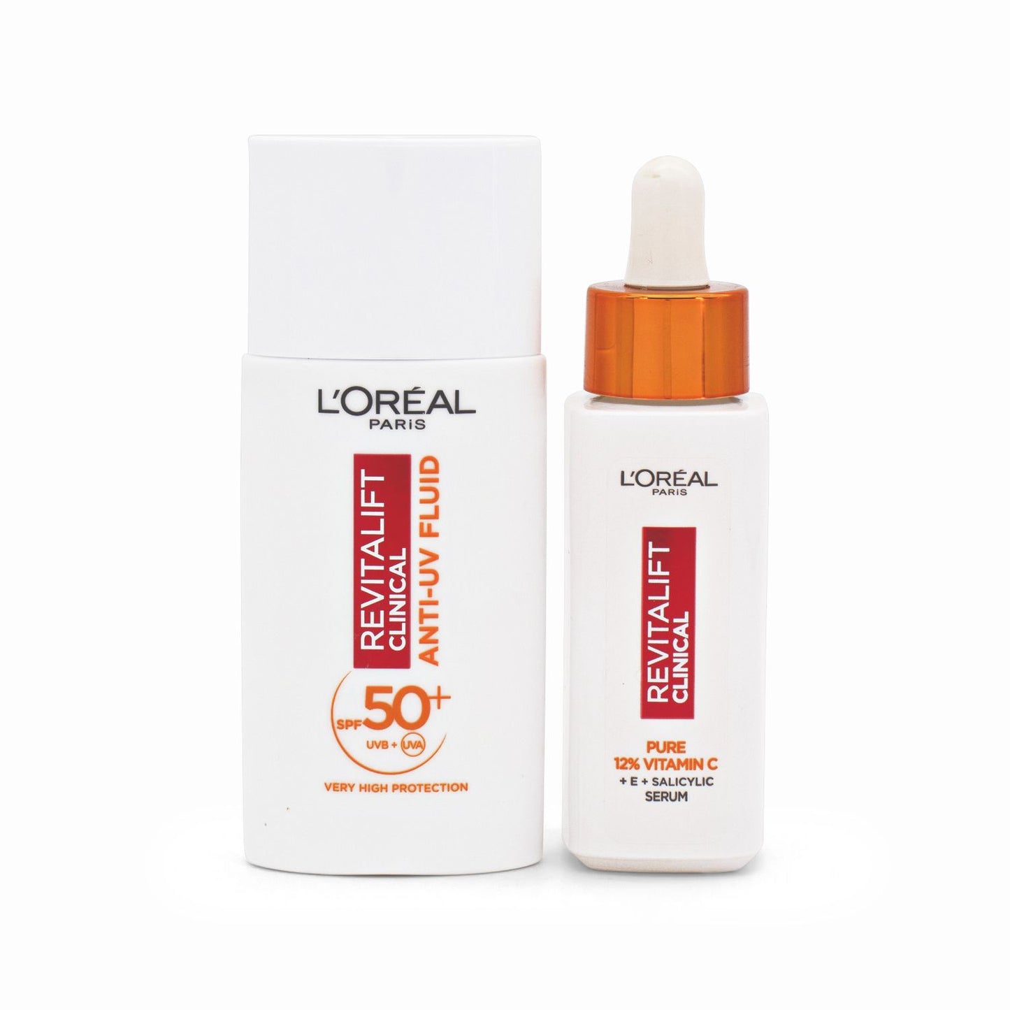 L'Oreal Paris Revitalift Pure Vitamin C Brightening Duo 30ml & 50ml - Imperfect Box