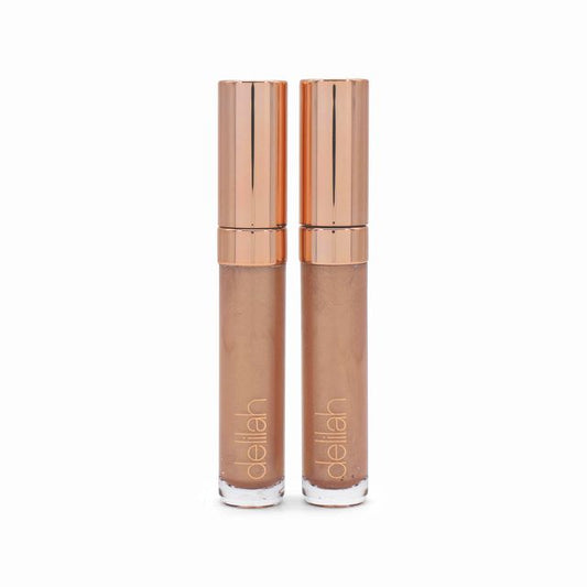 2 x deliah Pure Light Liquid Radiance Highlighter Mini 6.5ml Lunar - Missing Box