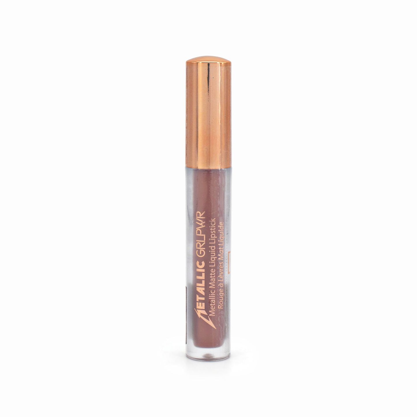 The Beauty Crop Metallic GRLPWR Liquid Lipstick 4ml Bellini - Imperfect Container