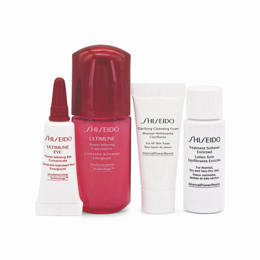 Shiseido Mini Skin Defense Kit 4 Piece Set - Imperfect Box