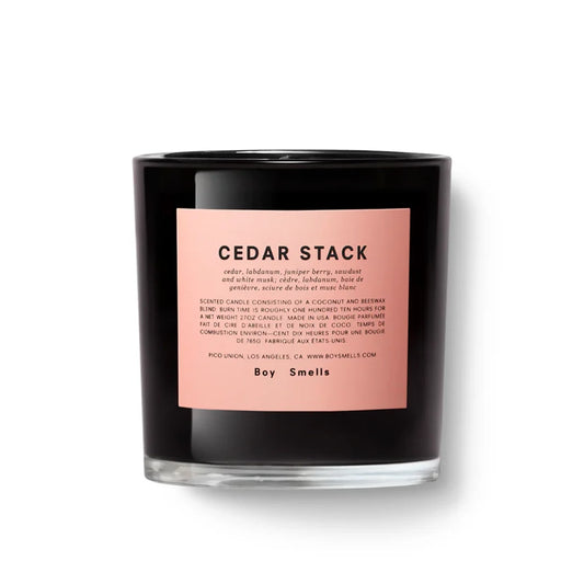 Boy Smells Cedar Stack Magnum Candle 765g - Imperfect Box