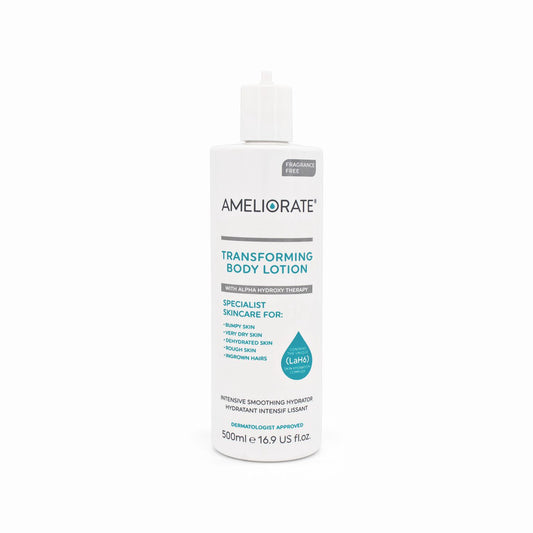 Ameliorate Body Lotion 500ml Fragrance Free - Missing Pump & Imperfect Container