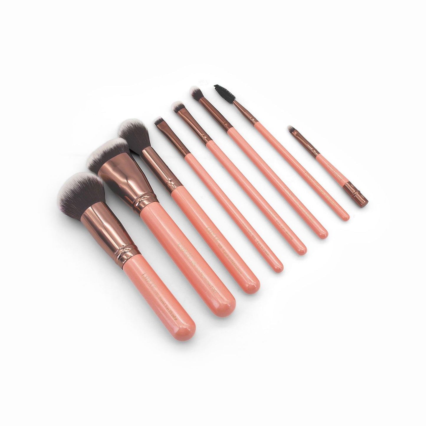 Luxie Complete Face Set Rose Gold Edition Brush Set - Imperfect Box