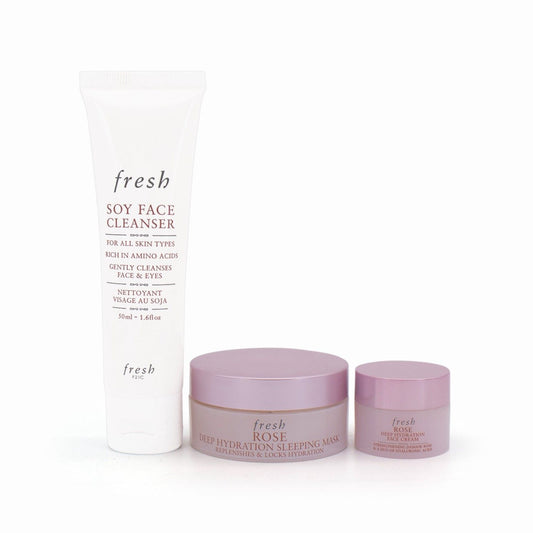 Fresh Deep Hydration Essentials Skincare Set 3 Piece - Imperfect Box