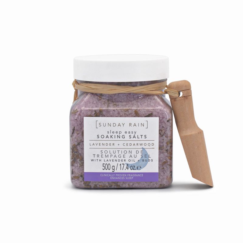 Sunday Rain Sleep Easy Soaking Bath Salts 500g - Imperfect Container