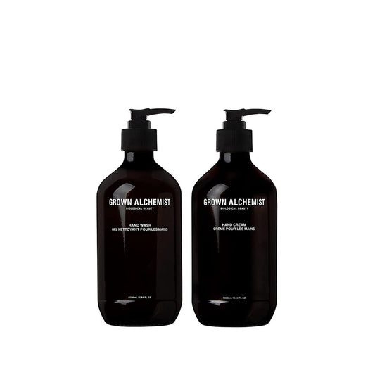 Grown Alchemist Limited Edition Amber Glass Bottle Hand Care Kit 2 x 380ml - Imperfect Box
