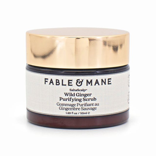 Fable & Mane Wild Ginger Purifying Scrub 50ml - Missing Box