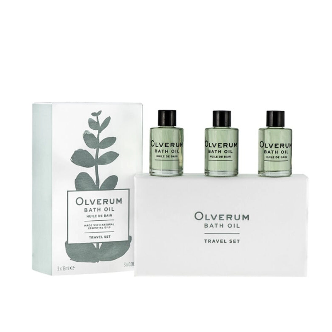 Olverum Bath Oil Travel Set 3 x 15ml - Imperfect Box