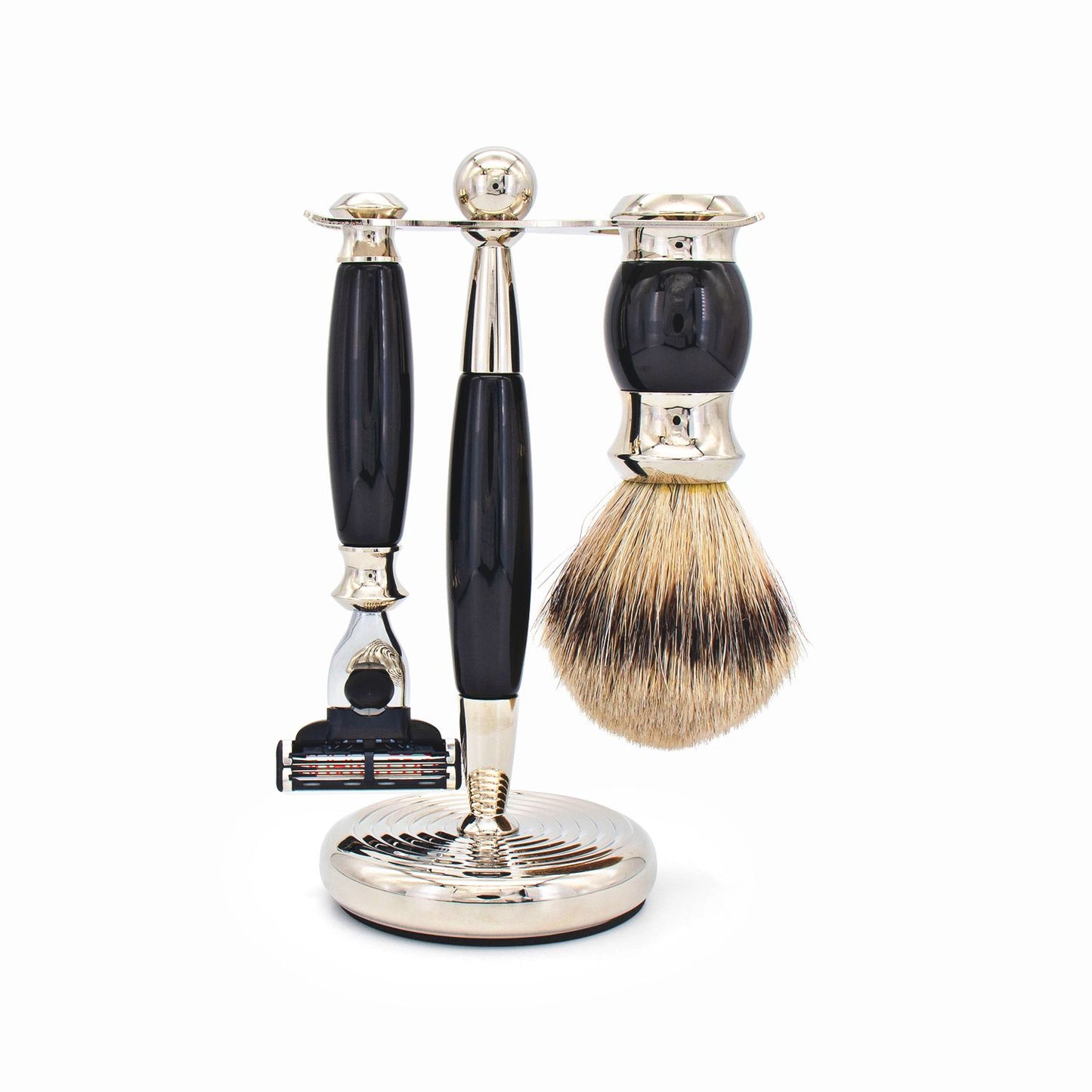 Gentlemen's Tonic Mayfair Shaving Set Black - Imperfect Box