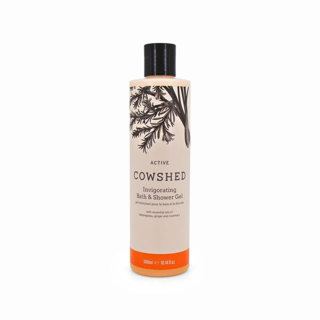 Cowshed Active Invigorating Bath & Shower Gel 300ml - Imperfect Container