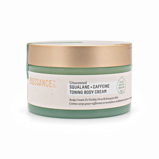 Biossance Squalane & Caffeine Toning Body Cream 200ml Unscented - Imperfect Container