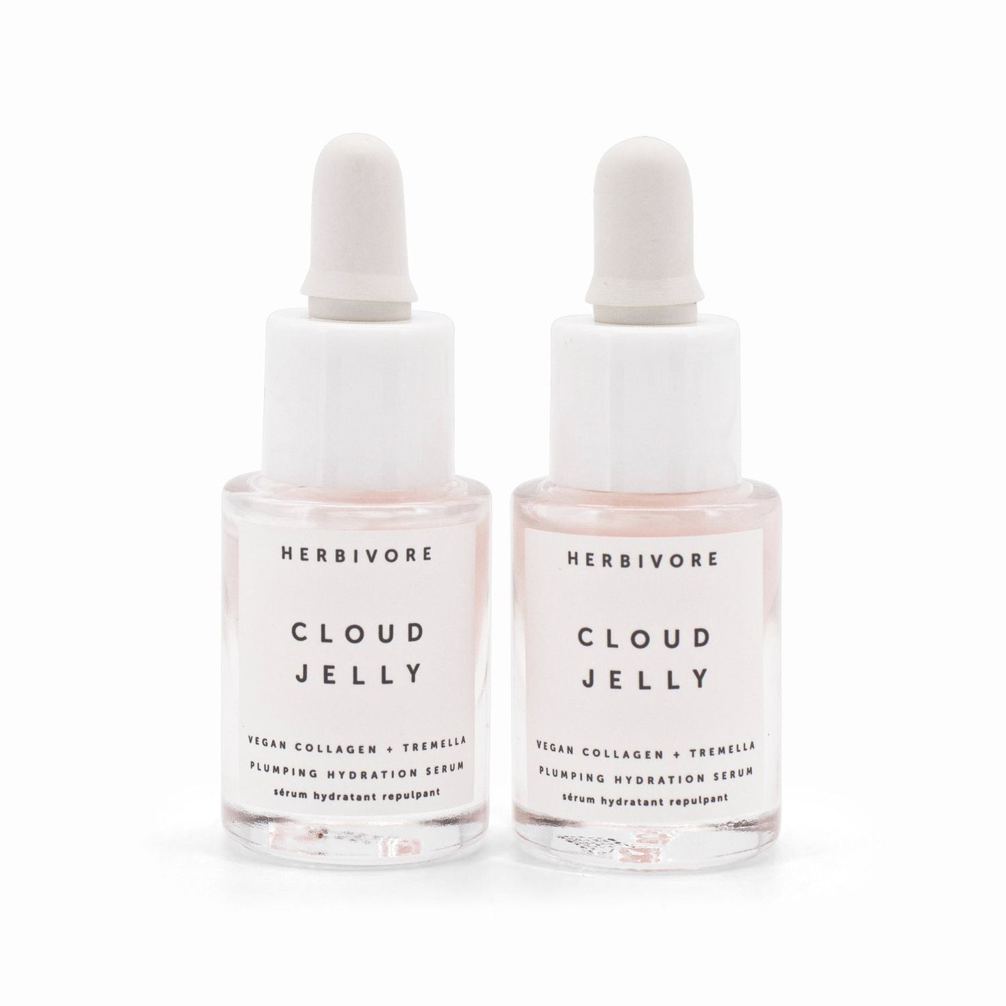 2 x Herbivore Cloud Jelly Plumping Hydration Serum 3.3ml - Imperfect Box