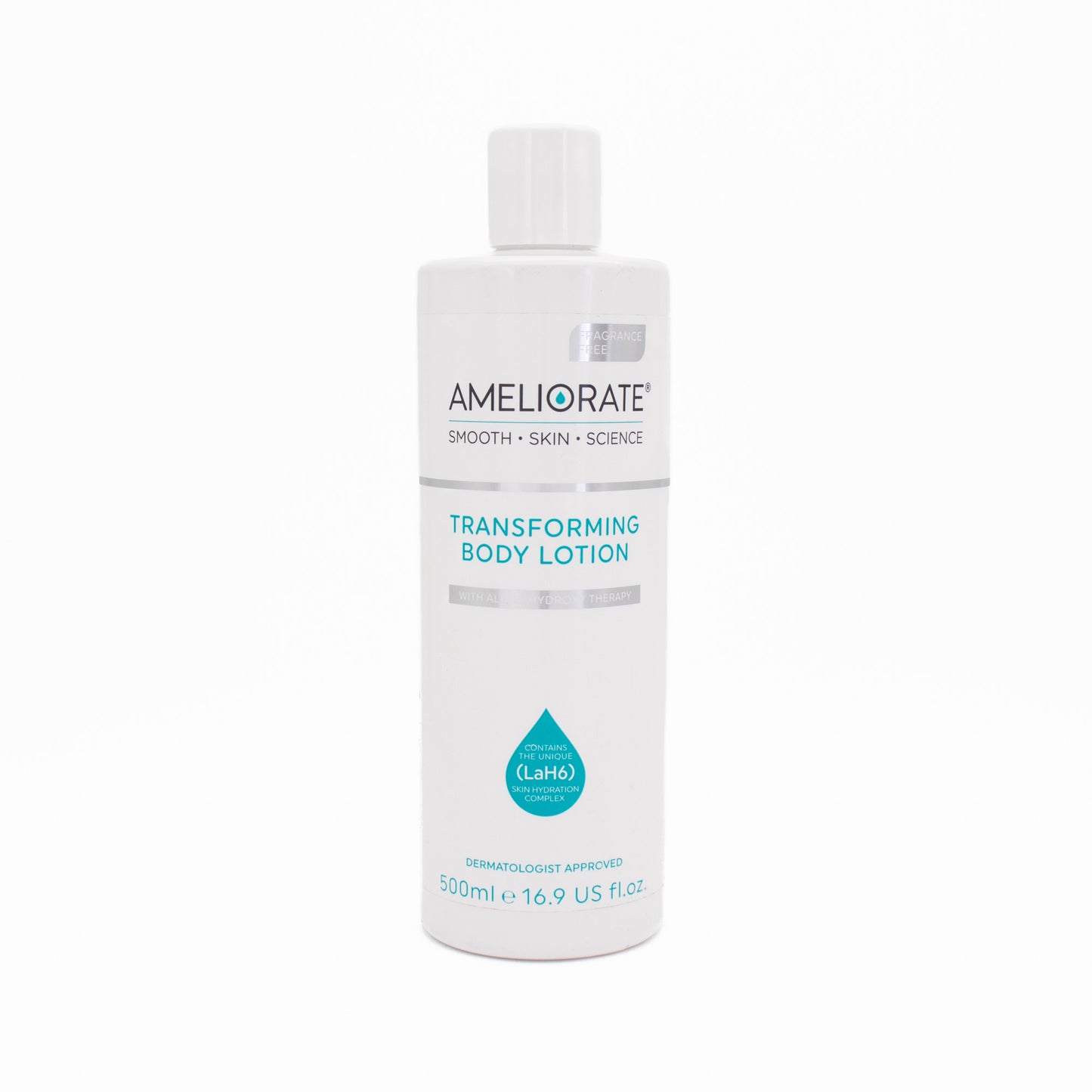 Ameliorate Transforming Body Lotion 500ml Fragrance Free - Missing Pump Top - This is Beauty UK