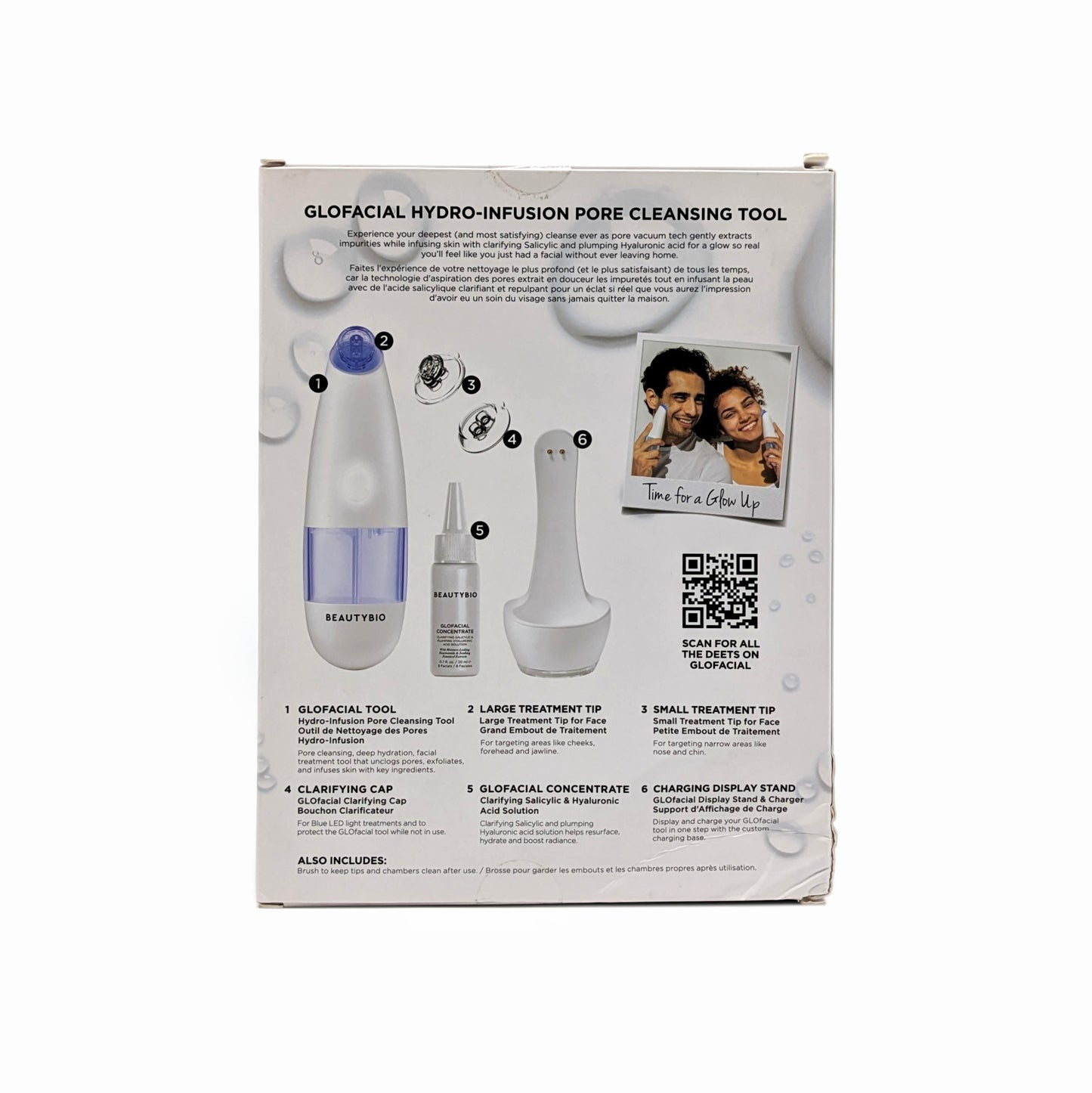 BeautyBio GLOFacial Hydro-Fusion Pore Cleansing Tool - Imperfect Box
